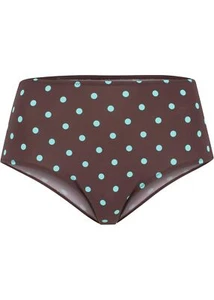 Schnelltrocknende Bikinihose im Retro-Stil Gr. 36 Braun Türkis NEU R-Ware - Bild 1 von 1