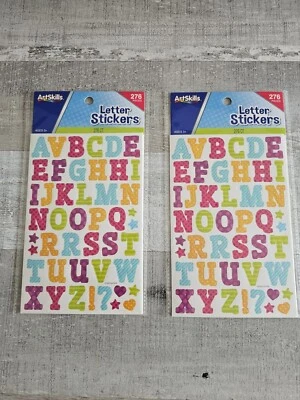 Sticker Lot - Alphabet Scrapbooking Stickers Letters Patterened Colorful #178 - Image 1 of 3