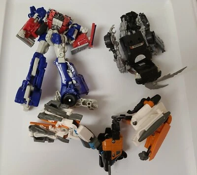 Transformers 2006 orange aircraft Black truck/suv/Optimus Prime RARE parts lot - Image 1 of 4