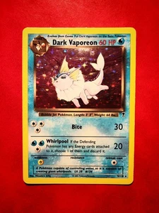 Dark Vaporeon 9/110 Legendary Collection Holo Pokémon TCG - Picture 1 of 3
