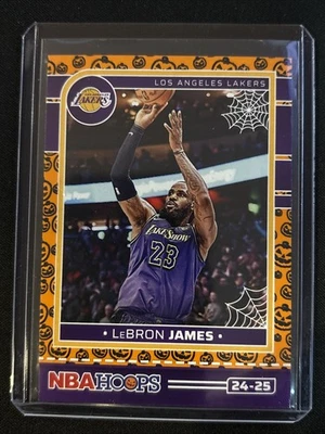 🔥LeBron James 2024-2025 Panini NBA Haunted Hoops #193 Pumpkin Lakers - Image 1 of 2