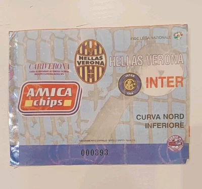 VERONA - INTER BIGLIETTO TICKET CALCIO STADIO 2002/03 SERIE A - Immagine 1 di 2