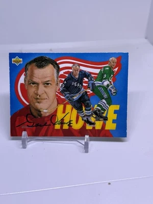 GORDIE HOWE Auto JSA 1992-93 Upper Deck Heroes Autograph card Authentic - Image 1 of 3