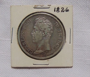 Francia - 1826-L Carlos X 5 Francos Lyon Como Nuevo - Imagen 1 de 2