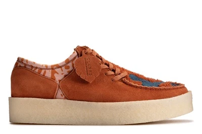 Clarks Lugger Cupsole x Salehe Bembury Mens Orange Oxfords & Lace Ups Shoes - Image 1 of 4