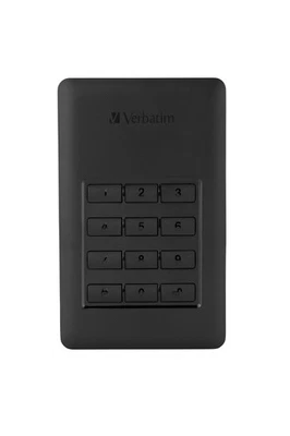 Verbatim 53401 1 TB Store 'n' Go Secure Portable HDD with Keypad Access - Black  - Image 1 of 4