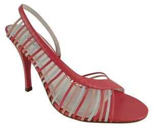 Andrew Stevens Damenschuhe Haline Riemen Slingback Absätze rosa Multi 9,5 M neu - Bild 1 von 4