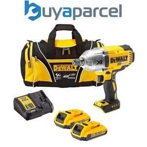 Dewalt DCF899 XR 18v High Torque Impact Wrench 1/2" Li-Ion 2x 2.0ah Charger +Bag - Picture 1 of 4