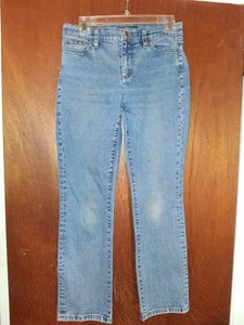 Lauren Jeans Co LRL Ralph Lauren Pants Women's 4P blue Classic Cotton Blend-flaw - Picture 1 of 9