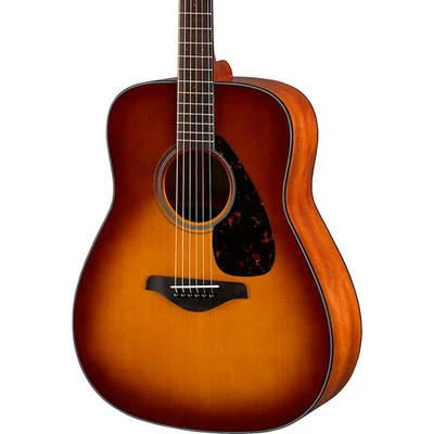 Guitarra acústica Yamaha FG800J tapa de abeto macizo Dreadnought ráfaga de arena Foto 1 de 4