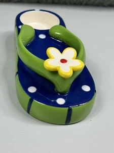 Beach House Decor Dennis East DEI Flip-Flop Teelicht Kerzenhalter - Bild 1 von 8