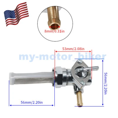 Fuel Petcock Switch Valve for Harley-Davidson XLH1200 Sportster 1200 1988-1990 - Image 1 of 4