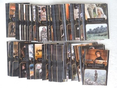 GAME OF THRONES THE COMPLETE SERIES VOLUME 1 60 CARD SET  2020 RITTENHOUSE - Image 1 of 2