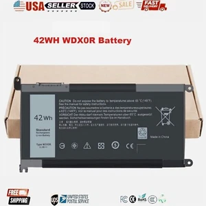 WDX0R BATTEY FOR DELL Inspiron 5570 P75F001,7560 7572 Latitude 3480 WDXOR 42Wh - Picture 1 of 8