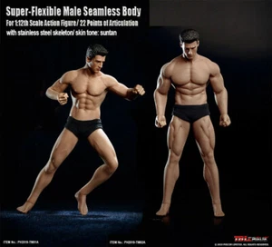1/12 TBLeague Male Super Flexible Seamless Man Body W/Head 6in Action Figures - Picture 1 of 19