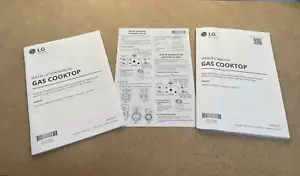 LG Gas Cooktop Owners Manual & Installation Manual for LG CBGJ3023 CBGS3028 more - Picture 1 of 4