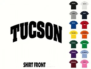 City Of Tucson College Letters T-Shirt #394 - Free Shipping - Picture 1 of 2
