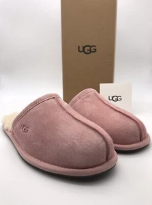 UGG PEARLE BLUSH PINK SUEDE SHEEPSKIN SLIPPERS WOMEN US 8/UK 6/EU 39 - Picture 1 of 8