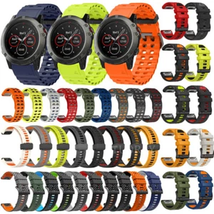 22/26 mm QuickFit Silikon Band Armband für Garmin Instinct3 2 2X 1 E 45 mm Armband - Bild 1 von 218