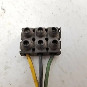 Oldtimer Elektro 3 Draht Reihenklemme Stecker Vespa Benelli Puch Zundapp  - Bild 1 von 5