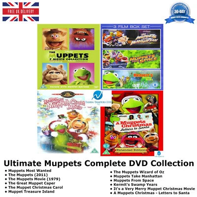 Ultimate Muppets Complete Collection Muppet's Most Wanted SEALED UK REGION 2 DVD - Image 1 of 4