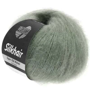 LANA GROSSA SILKHAIR Strickgarn Wolle (105 - Graugrün) - Bild 1 von 5