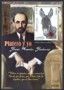 ESPAÑA 2014 - HOJA BLOQUE - PLATERO Y YO - EDIFIL 4921** - MNH - Imagen 1 de 1