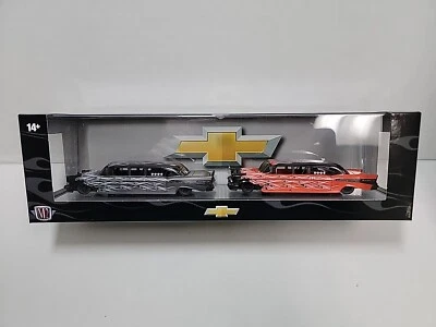 M2 Machines Supercharged 1957 Chevrolet Bel Air Custom Limousines NEW 2024 R80  - Image 1 of 4