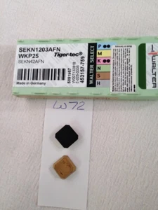 10 NEW TIGER-TEC / WALTER SEKN 42 AFN CARBIDE INSERTS. 1203AFN GR. WKP25  {W72} - Picture 1 of 1