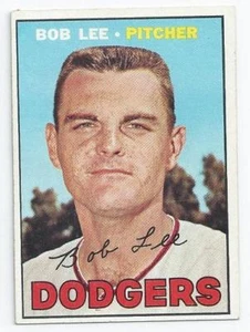 Tarjeta de béisbol 1967 Topps # 313 Bob Lee Dodgers - bonita y sin pliegues - ¡mira!!!! - Imagen 1 de 2