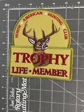 North American Hunting Club Trophy Life Member Huge Jacket Patch Buck Deer NAHC
