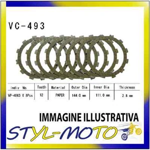 KIT DISCHI FRIZIONE SUGHERO VESRAH SUZUKI RM Z 250 250 2005 - Foto 1 di 1