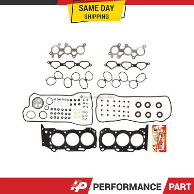 Juego de juntas de culata para 06-11 Lexus GS350 IS350 GS450H híbrido 3,5 DOHC 2GRFSE Foto 1 de 4