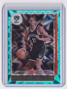 2021-22 Hoops Teal Explosion Day'Ron Sharpe RC Rookie #215 W1