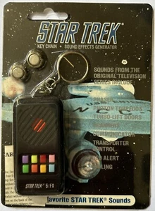 STAR TREK KEYCHAIN *SOUND EFFECTS GENERATOR 1993 FACTORY SEALED RARE - Picture 1 of 2