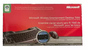 Microsoft Wireless Laser Desktop 7000 (included mouse, keyboard usb receiver New - Picture 1 of 6