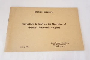 1961 Mitgift automatische Kupplungen Anleitung Lokführer Eisenbahnheft - Bild 1 von 6