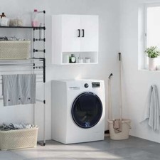 Vidaxl Armadietto a Muro Bianco 60x31x70 cm in Legno Multistrato