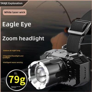 Linterna LED súper brillante recargable USB` S9F3 V5P1 O9P4 - Imagen 1 de 12