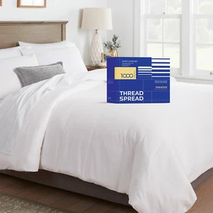 King/California King Duvet Cover, 1000 Thread Count Sateen 1 Piece Egyptian Cott - Picture 1 of 12