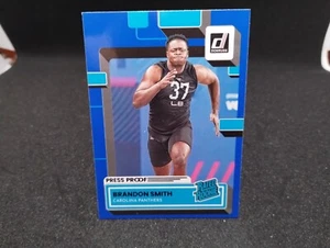 2022 Panini Donruss - Rated Rookie Press Proof Blue #395 Brandon Smith (RC) - Picture 1 of 2