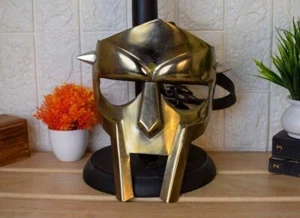 Halloween Medieval Gladiator Mask MF DOOM Mask Christmas Gift For Him & Her - Picture 1 of 4