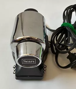 Vintage Sears 2-Speed barber shop Hand Massager Model 7932201 Chrome WORKS - Picture 1 of 6