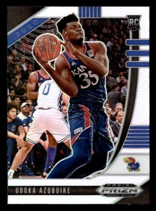 Tarjeta de plata Udoka Azubuike 2020 Prizm Draft Picks #71 Kansas Jayhawks - Imagen 1 de 2