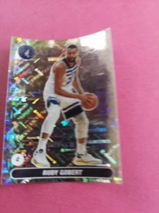 Rudy Gobert Minesota Timberwolves Foil Sticker Basket NBA Panini 2023-24 #322 - Picture 1 of 2