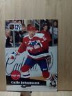 CALLE JOHANSSON??1991 Pro Set #248 WASHINGTON NHL Hockey Card??FREE POST