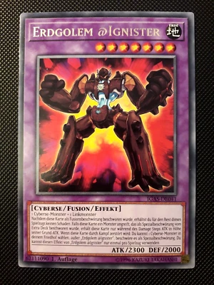 Yu-Gi-Oh! Erdgolem @Ignister, IGAS-DE041, Rare, 1. Auflage, Deutsch, NM- - Bild 1 von 4