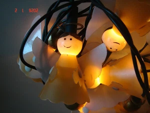 Vintage Angel christmas lights 40 please read - Picture 1 of 3