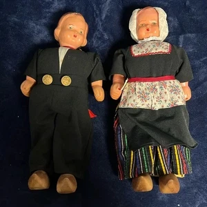Holland Wooden Dutch Walkers Dolls - Picture 1 of 5