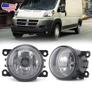 Bumper Fog Light Driving Lamp For Jeep Cherokee Compass Ram Promaster Fiat 500 - Picture 1 of 16